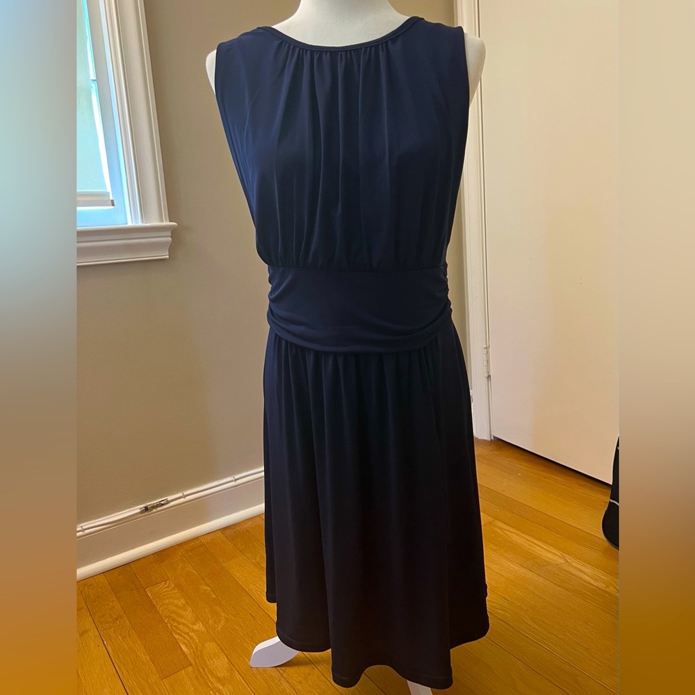 Navy Blue Business Casual Dress